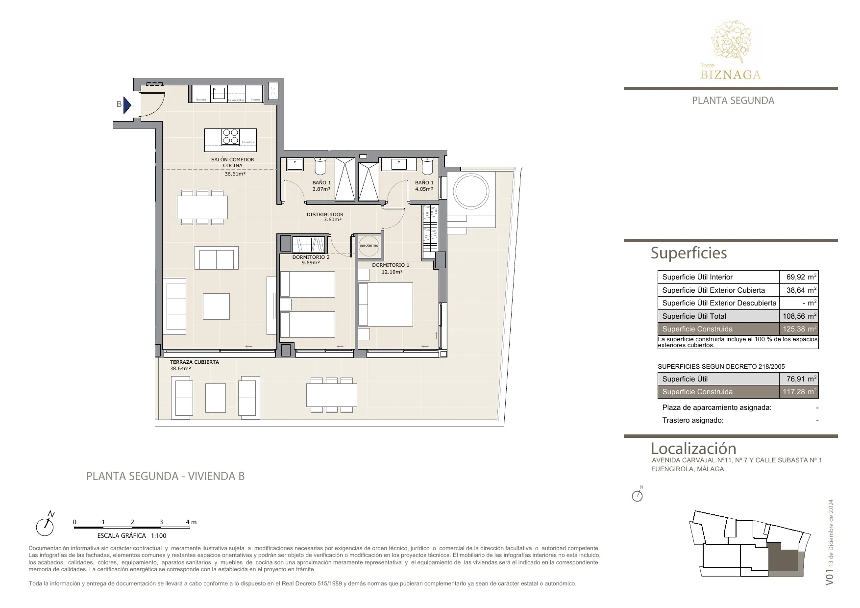 Torre Biznaga plattegrond 3