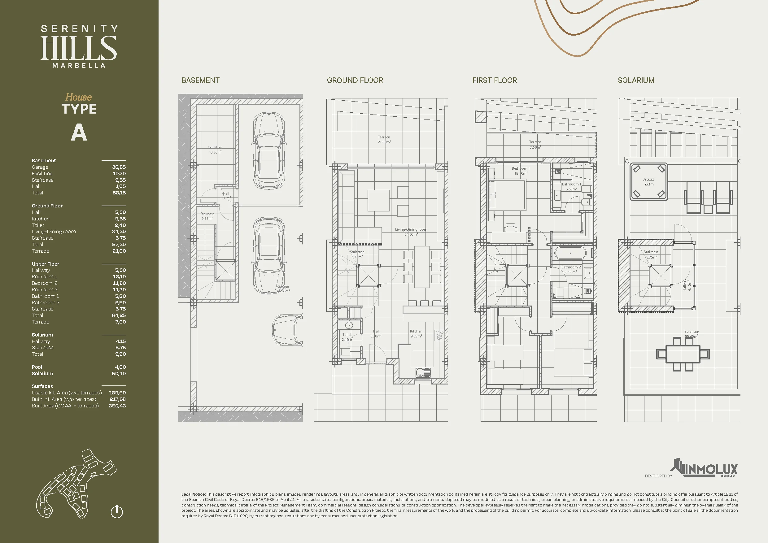 Serenity Hills plattegrond 1