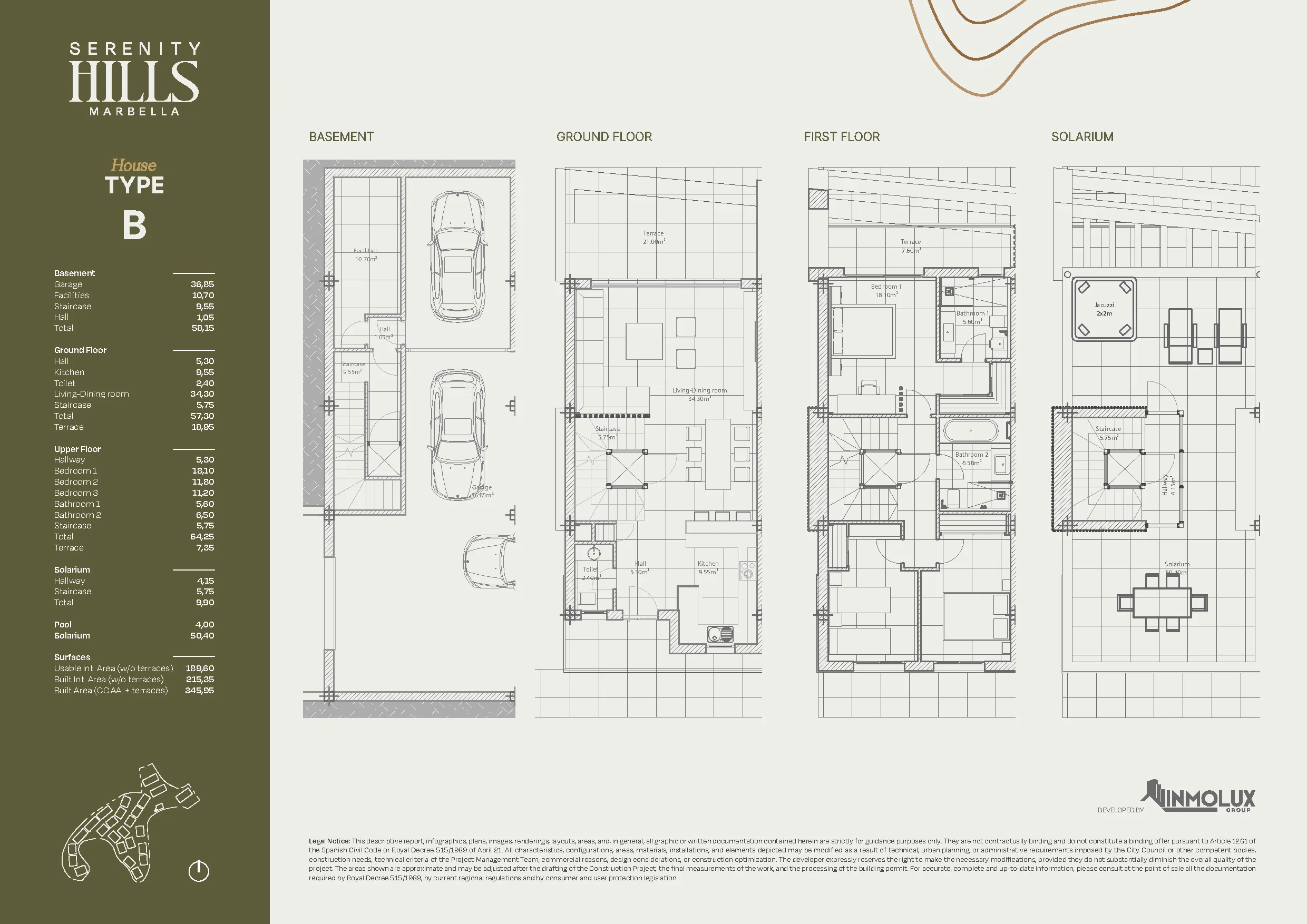 Serenity Hills plattegrond 2