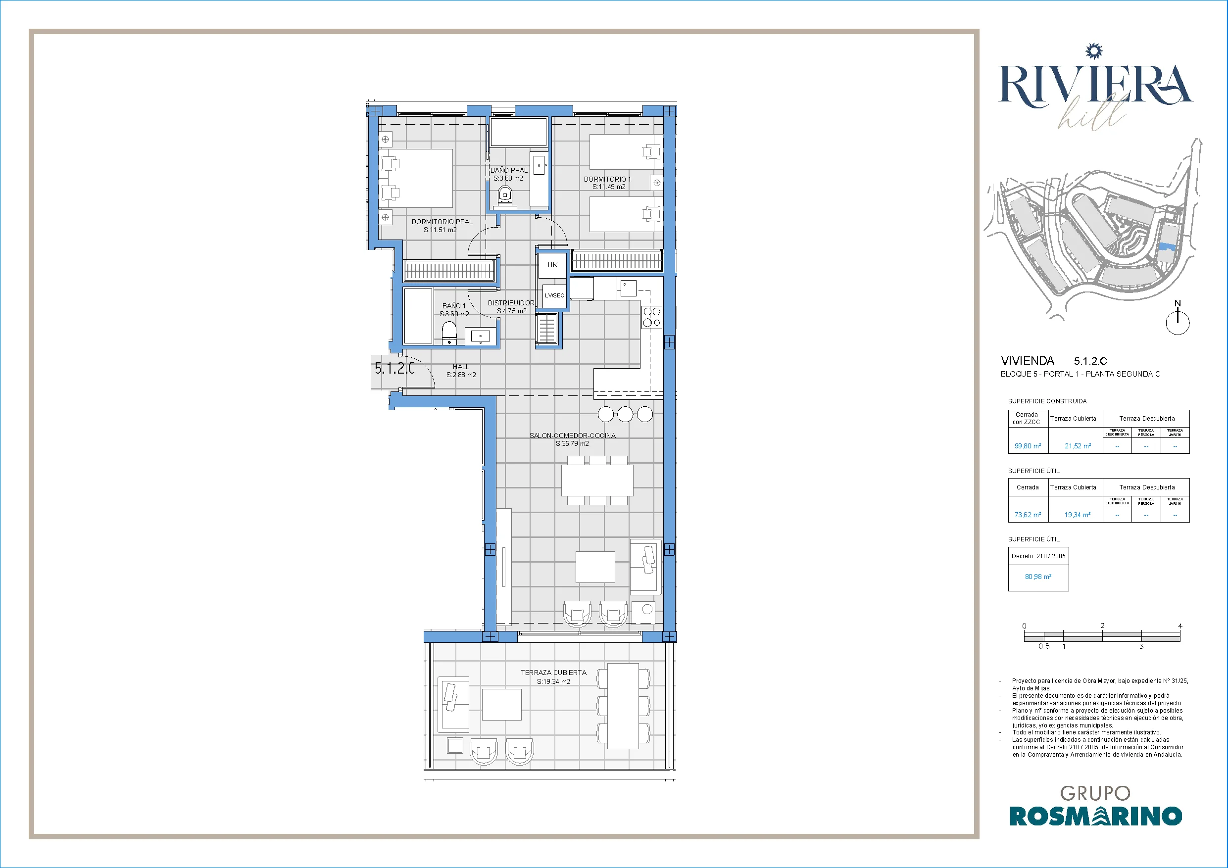 Riviera Hill plattegrond 3