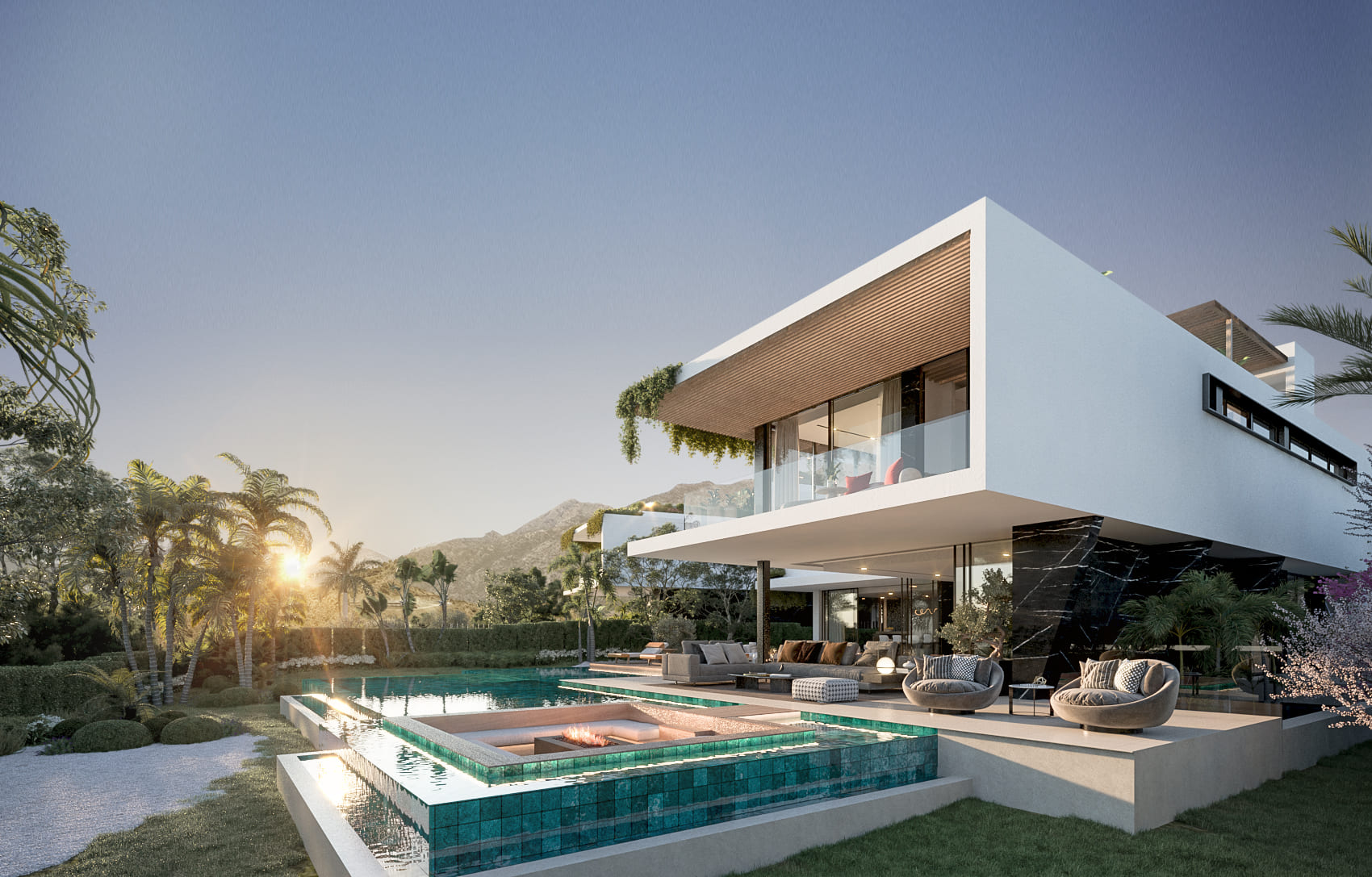 ViVi Real Estate: Apartamento en planta media en venta en Marbella con piscina.